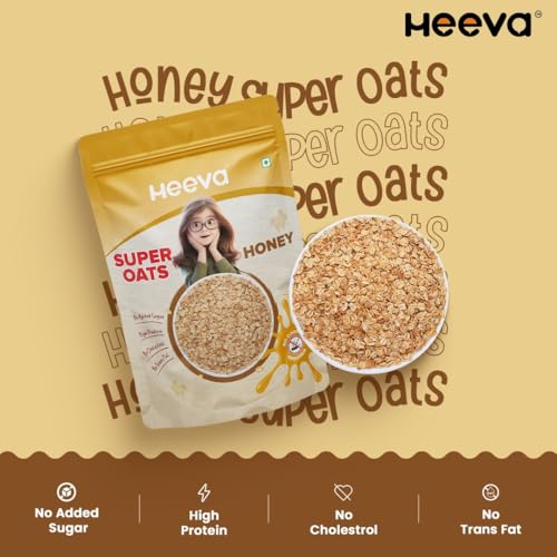 Image 4 of Heeva 10g Protein Super Oats Honey 400g