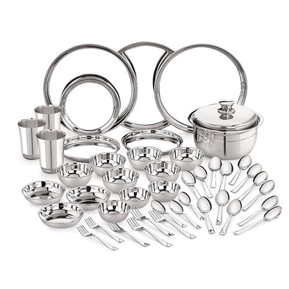 Image 3 of 45 Pcs for the product neelam Stainless Steel Dinner Set