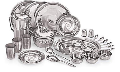 Image 4 of 55 for the product neelam Stainless Steel Dinner Set
