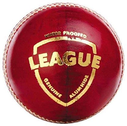 Image 1 of Default Title for the product SG League Leather Cricket Ball Red