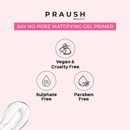 Image 8 of Praush Beauty Say No Pore Skin Perfecting Gel Primer