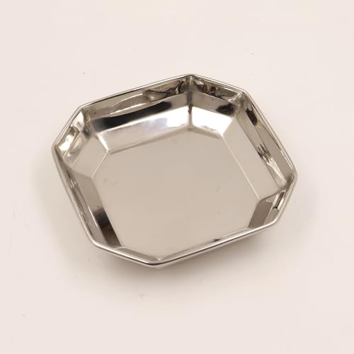 Image 7 of Spillbox Stainless Steel Halwa Plates