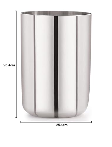 Image 4 of neelam Stainless Steel 7 22G Laser Royal Glass, 300 ml, Silver