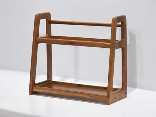 Image 1 of Default Title for the product Vesta Homes Premium Solid Wood Home & Kitchen Organizer Freestanding Tiered Shelf Rack
