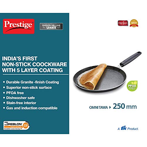 Image 5 of Prestige Metal Omega Deluxe Granite Cookware Set