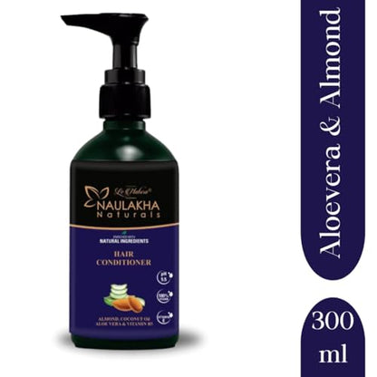 Image 2 of Naulakha Naturals Aloe Vera and Almond Hair Conditioner | Natural Ingredients | No Paraben & Sulphate |