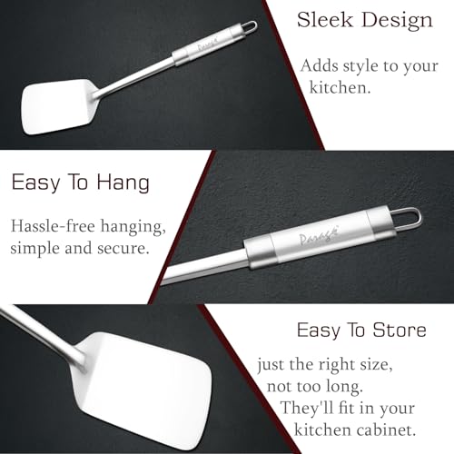 Image 7 of Parage Stainless Steel Kitchen Turner/Spatula 36.8 cms