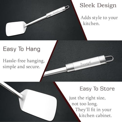 Image 7 of Parage Stainless Steel Kitchen Turner/Spatula 36.8 cms