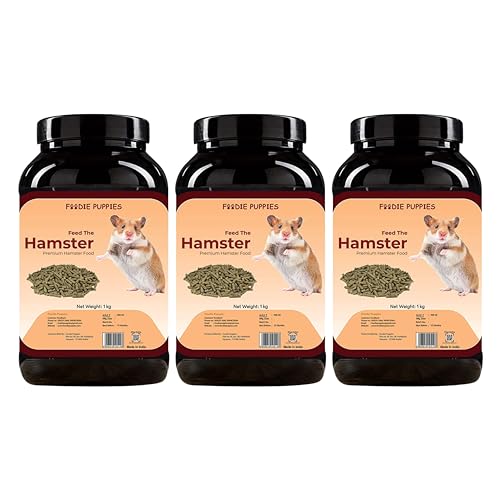 Image 3 of Container - Hamster Food, 3Kg for the product Foodie Puppies Premium Hamster Food Pellets