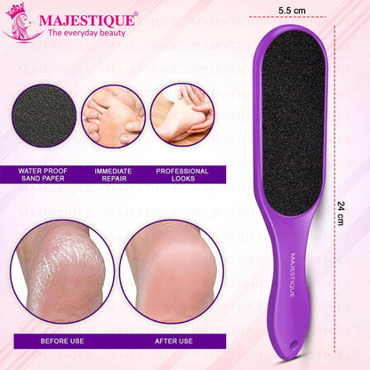 Image 2 of Majestique Professional Dual-Sided Foot Scraper
