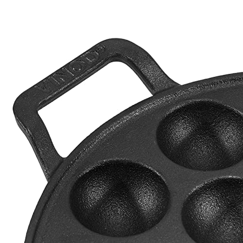 Image 4 of Vinod Legacy Cast Iron Paniyarakkal Pan-15 Cups,25cm