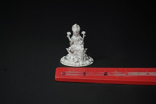 Image 3 of Dista Silvers Lakshmi Idol 31.98grams