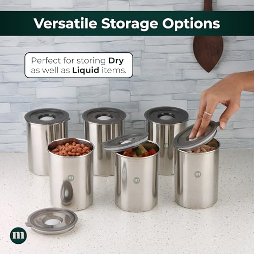 Image 11 of MARU Steel Airtight Storage Containers for Kitchen