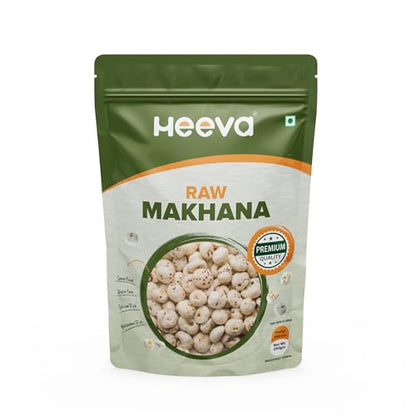 Image 1 of Default Title for the product Heeva Raw Makhana Foxnuts Lotus Puffs 250g