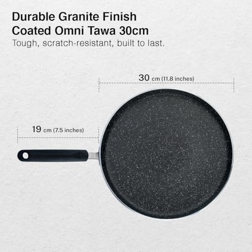 Image 4 of Prestige Omega Granite Non-Stick Dosa Tawa 30cm