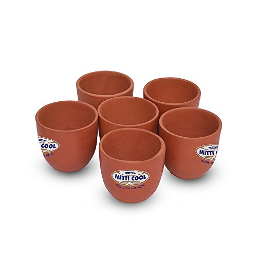 Image 1 of Default Title for the product Mitti Cool Clay Cherry Cup Set - Reddish Brown, 100 ml