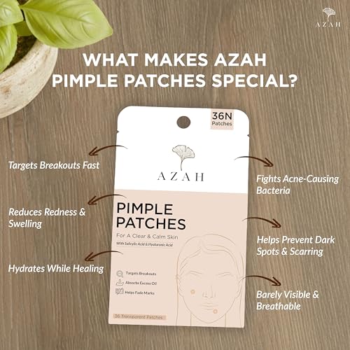 Image 3 of AZAH Pimple Patch 36 Transparent Patches