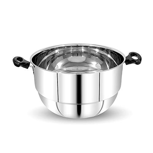 Image 3 of Pigeon Hot 24 Stainless Steel Idli Cooker & Steamer | ISI Certified | 4 Idli Plates with 6 Cavities Each (Makes 24 Idlis) | Includes Steamer Plate | Multipurpose Cooking Pot | Food Grade Stainless Steel | Gas & Induction Compatible