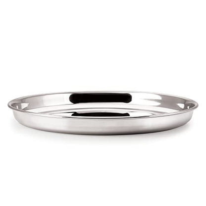 Image 3 of neelam Stainless Steel Thali 33 cm