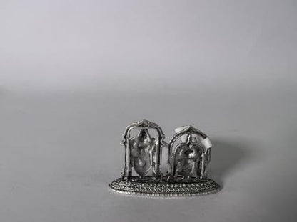 Image 2 of Dista Silvers Balaji and Padmavathi Antique Idol 7.05g