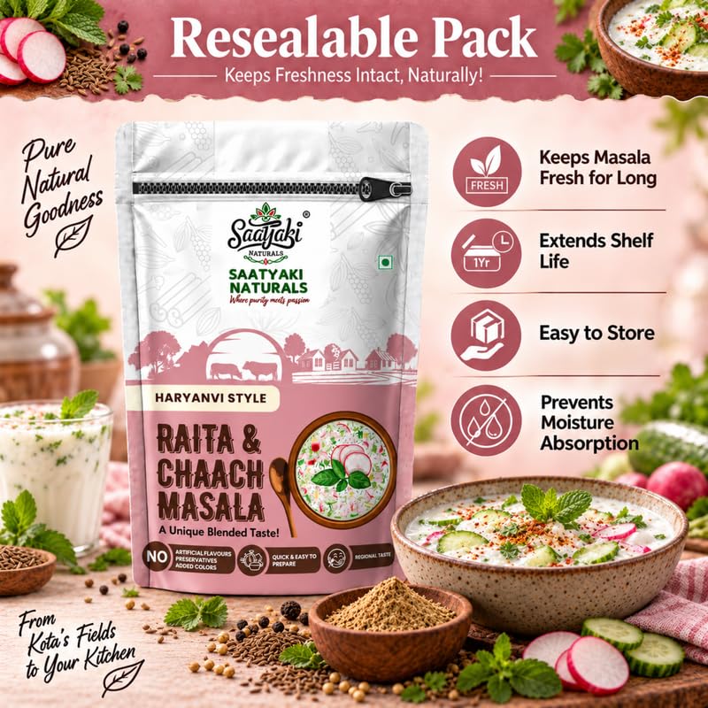 Image 9 of SAATYAKI NATURALS Raita & Chaach Masala