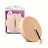 Image 1 of 1 pc for the product Majestique Large Round Powder Puffs With Cosmetic Sticks, Washable Large Face Body - Color May Vary