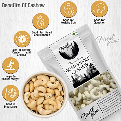 Image 8 of Forest Found Whole Goan Cashew Nuts W320 Grade