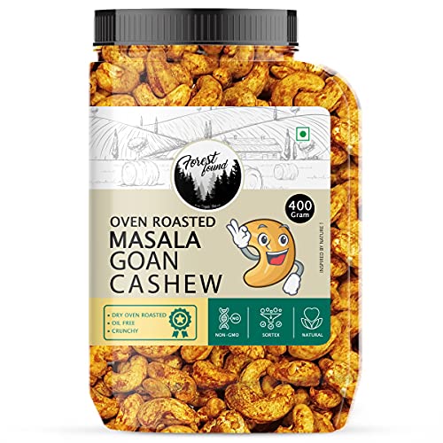 Image 1 of Default Title for the product Forest Found Oven Roasted Chilly Masala Cashews 400g