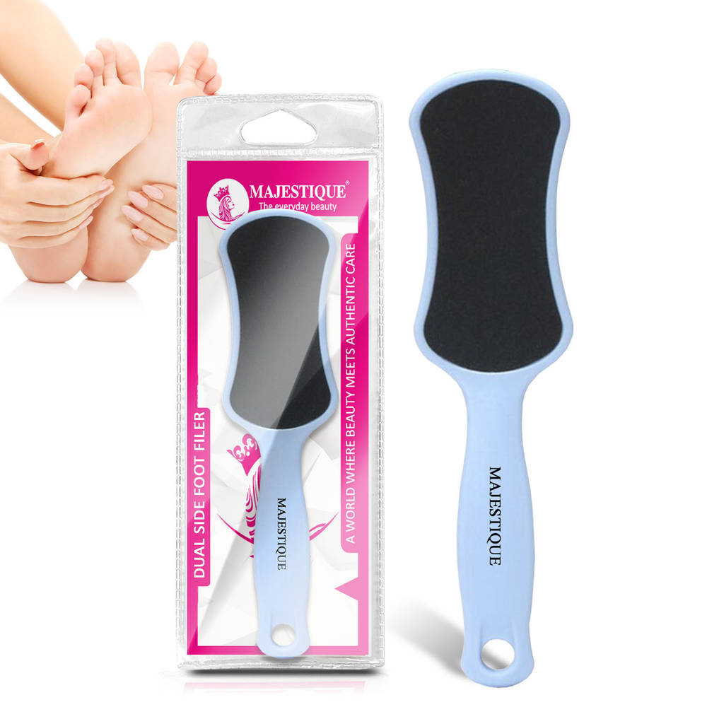 Image 1 of 1 pc for the product Majestique Foot Scrubber - Callus Remover & Pedicure Tool for Wet & Dry Feet - Color May Vary