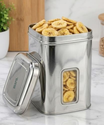 Image 3 of 3000ml for the product MARU Stainless Steel Square Kitchen Storage Container