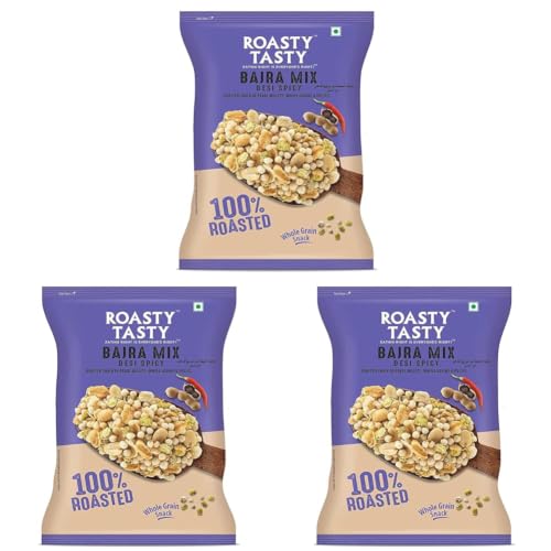 Image 5 of Bajra Mix Desi Spicy / 200 g (Pack of 3) for the product Roasty Tasty Bajra Mix Desi Spicy Millet Namkeen