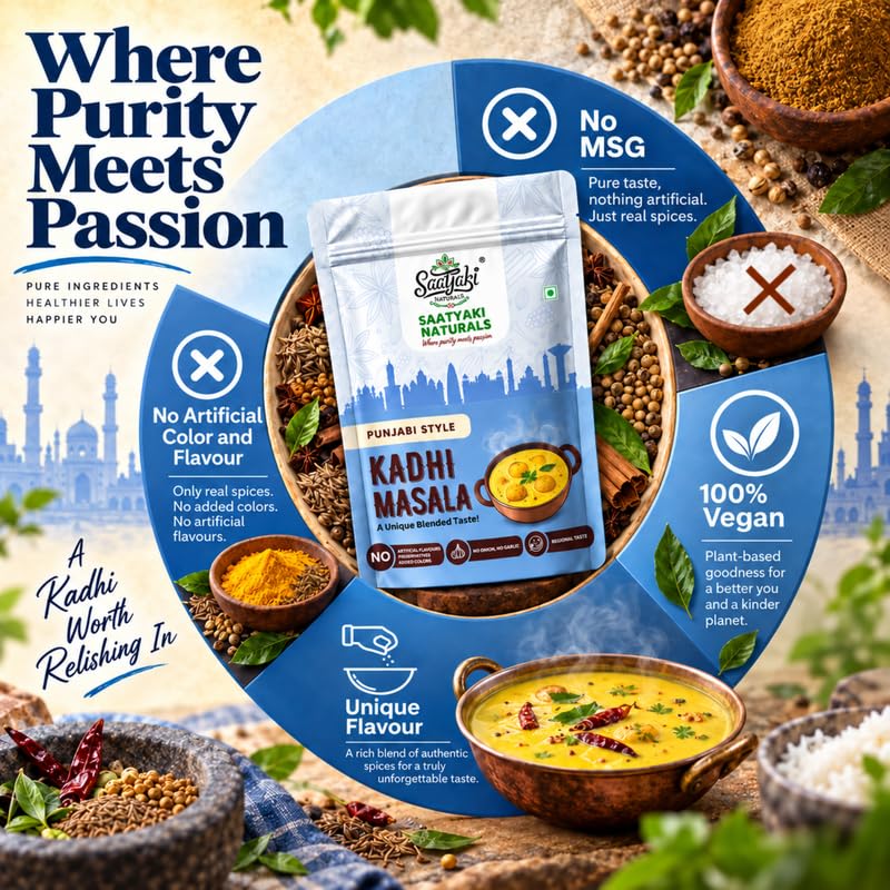Image 9 of SAATYAKI NATURALS Punjabi Kadhi Masala