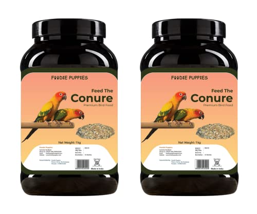 Image 5 of Container - Conure Seed, 2Kg for the product Foodie Puppies Bird Food for Conures
