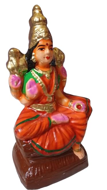 Image 2 of Goddess Chamundi Devi Height 23cm Decorative Items for Living Room Show Pieces for Home Decor Living Room Unique Items god Idols golu Stand bommala koluvu bommalu Set kolu Dolls for navarathi