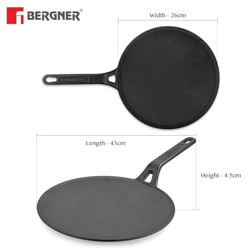 Image 4 of BERGNER Eco Cast Iron 26cm Roti Tawa