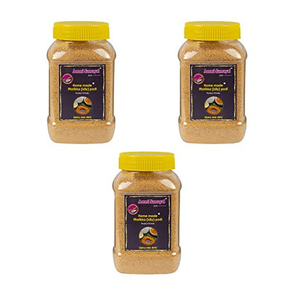 Image 1 of Default Title for the product Ammi Samayal Home Made IDLY PODI Powder Chutney Podi 200 Grams Pack of 3
