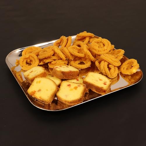 Image 2 of Spillbox Stainless Steel Serving Tray Pack of Medium