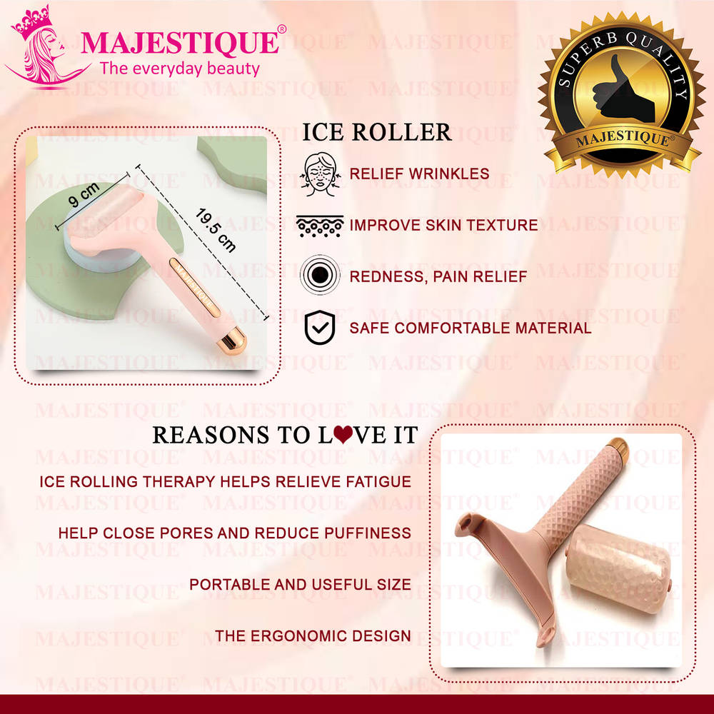 Image 3 of Majestique Ice Roller Massager For Face And Neck Skin Care