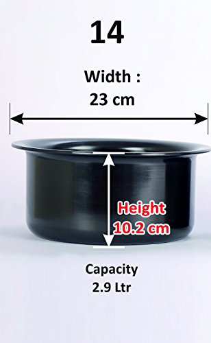Image 3 of Sumeet 3mm Hard Anodised Tope - 14 (2.9 Liters)