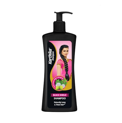 Image 1 of Default Title for the product Karthika Black Shield Shampoo With Amla, Curry Leaves & Bhringraj 650 ml