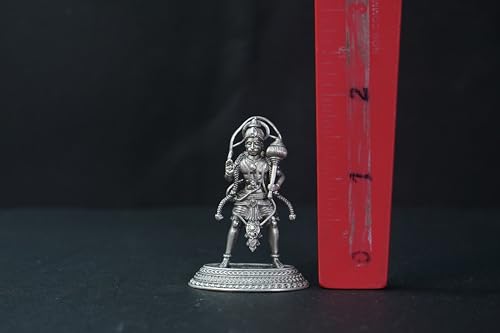 Image 5 of Dista Silvers Antique Hanuman Standing with Gaja 29.37G