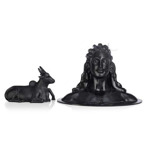 Image 1 of Default Title for the product Isha Life Adiyogi Statue & Nandi Statue Combo