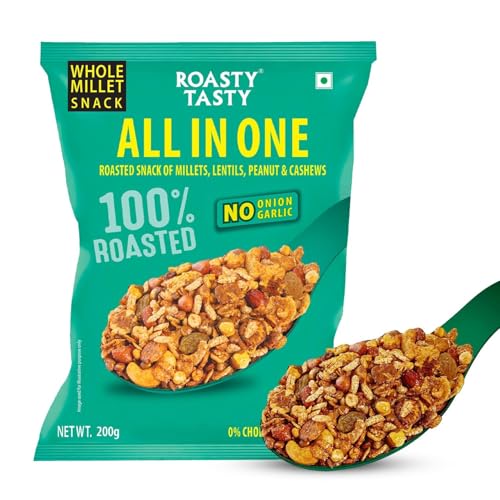 Image 1 of 200 g (Pack of 1) for the product Roasty Tasty All in One Roasted Namkeen Mix 200g
