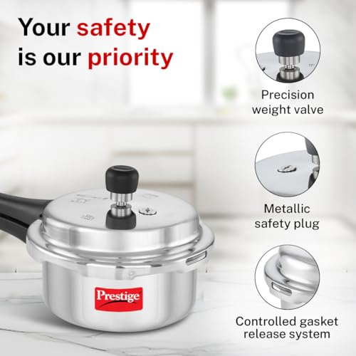 Image 5 of Prestige Aluminium Popular Outerlid Pressure Cooker 2 Litre