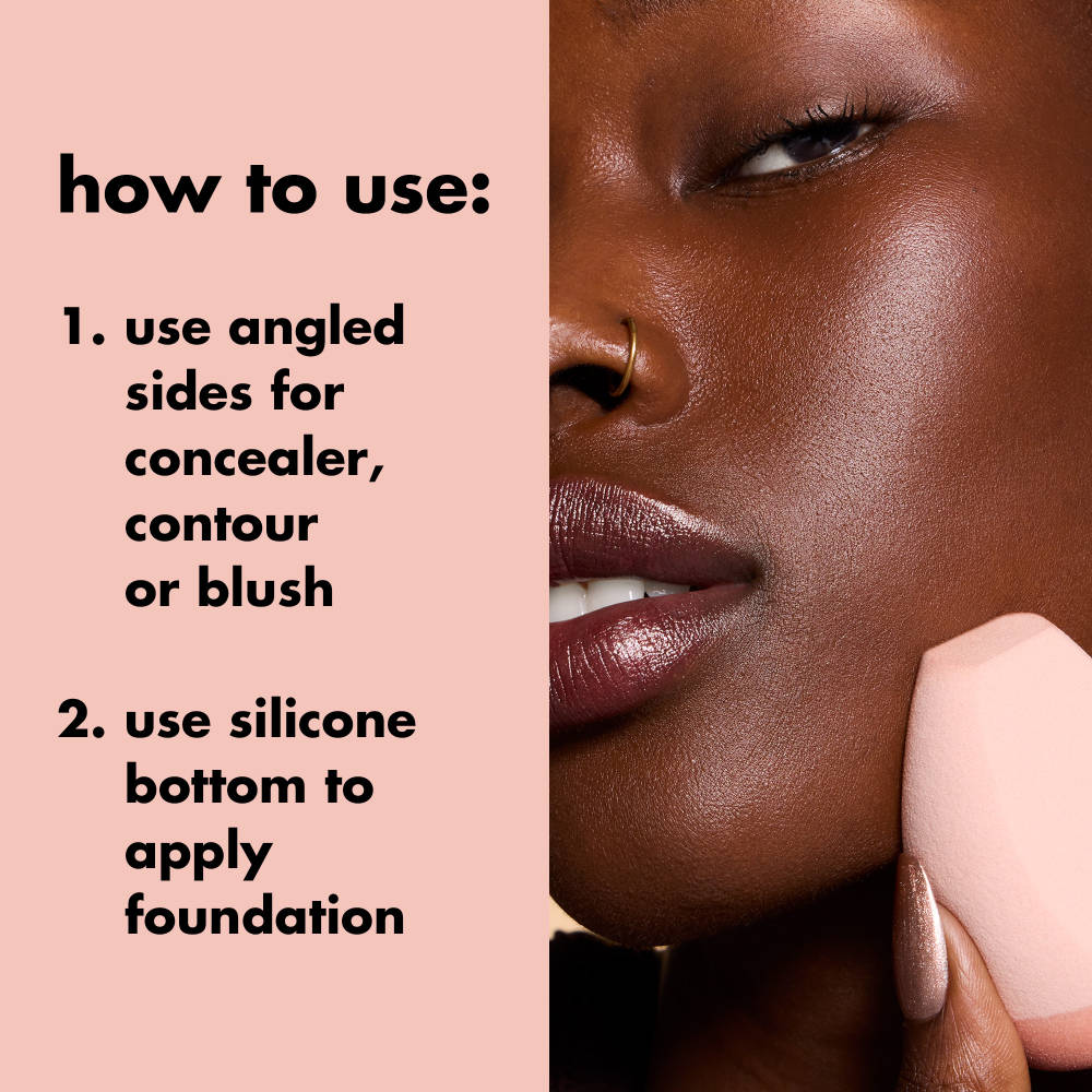 Image 4 of e.l.f. Cosmetics Angled Silicone Face Sponge