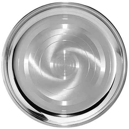 Image 1 of Default Title for the product neelam Stainless Steel Round Plate 27.5 cm