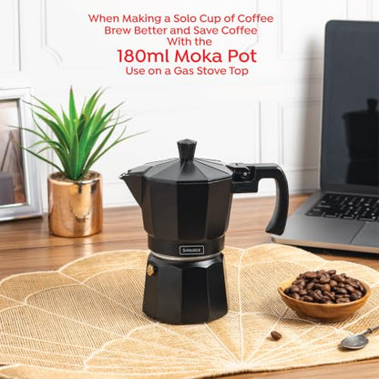 Image 3 of Sipologie Roma Moka Pot Espresso Maker, 180ml
