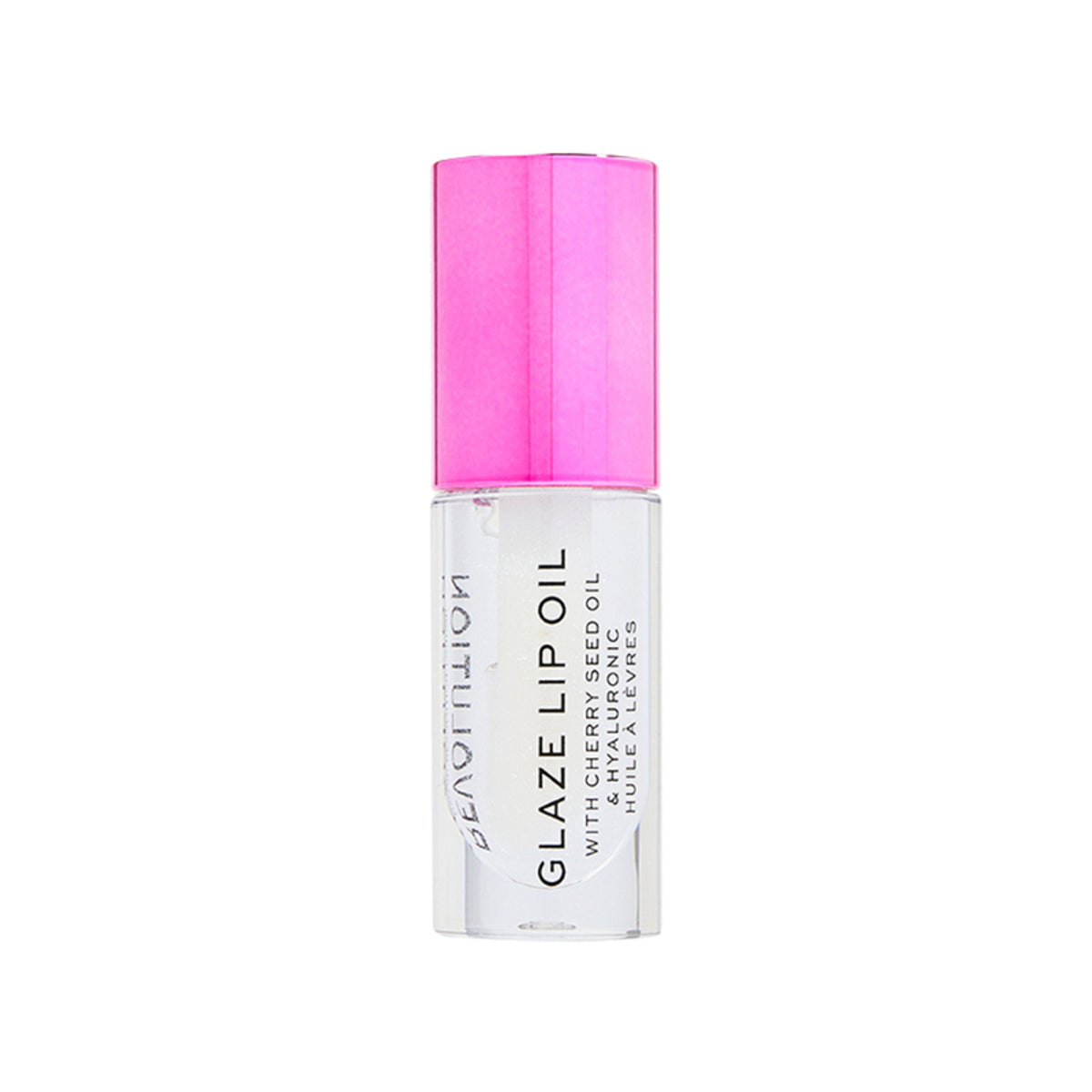 Image 2 of Makeup Revolution Glaze Lip Oil Intense Nourishment With Hyaluronic Acid Vitamin E - Lust Clear