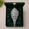 Image 1 of Default Title for the product Dev Aastha 999 Pure Silver Plated Ganesh Shankh 3.5 Inch
