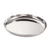 Image 1 of Default Title for the product neelam Stainless Steel 9, 18 Gauge J.K Khumcha Thali, 20.5 cm